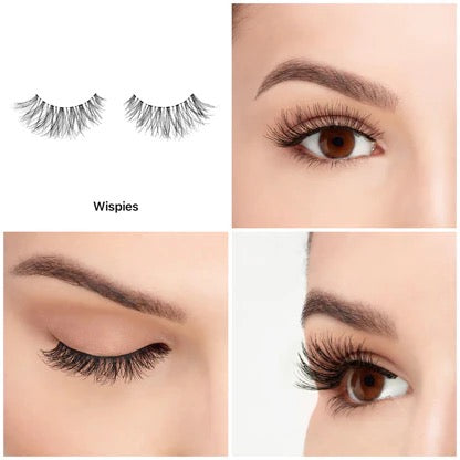 Ardell Wispies False Eyelashes – 6 Pairs (Black) Natural Volume Lashes