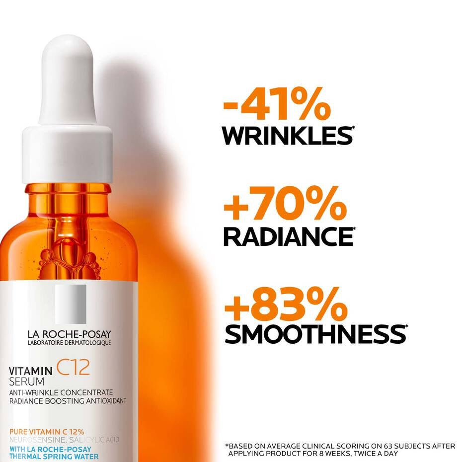 La Roche-Posay Pure Vitamin C12 Serum 30ml – Brightening & Anti-Aging Serum