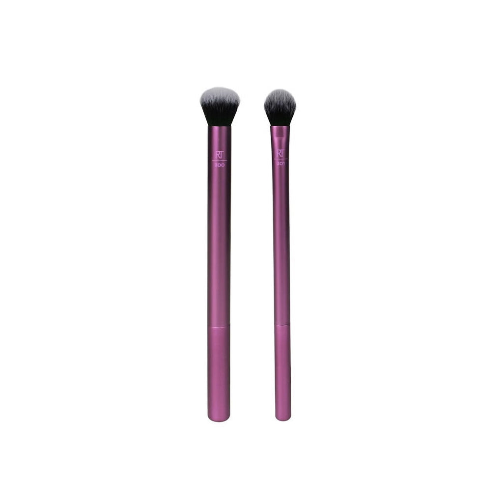 Real Techniques Eye Shade + Blend Duo – 2-in-1 Eyeshadow Brush Set