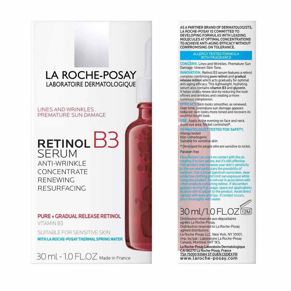 La Roche-Posay Retinol B3 Serum 30ml – Anti-Aging & Wrinkle Repair Serum