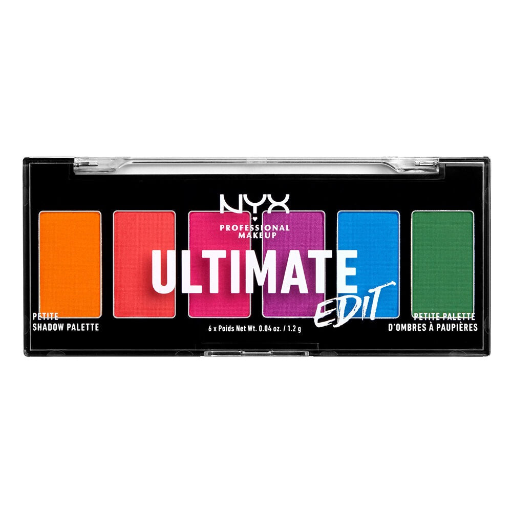NYX Ultimate Edit Eyeshadow Palette – Compact Pigmented Mini Palette
