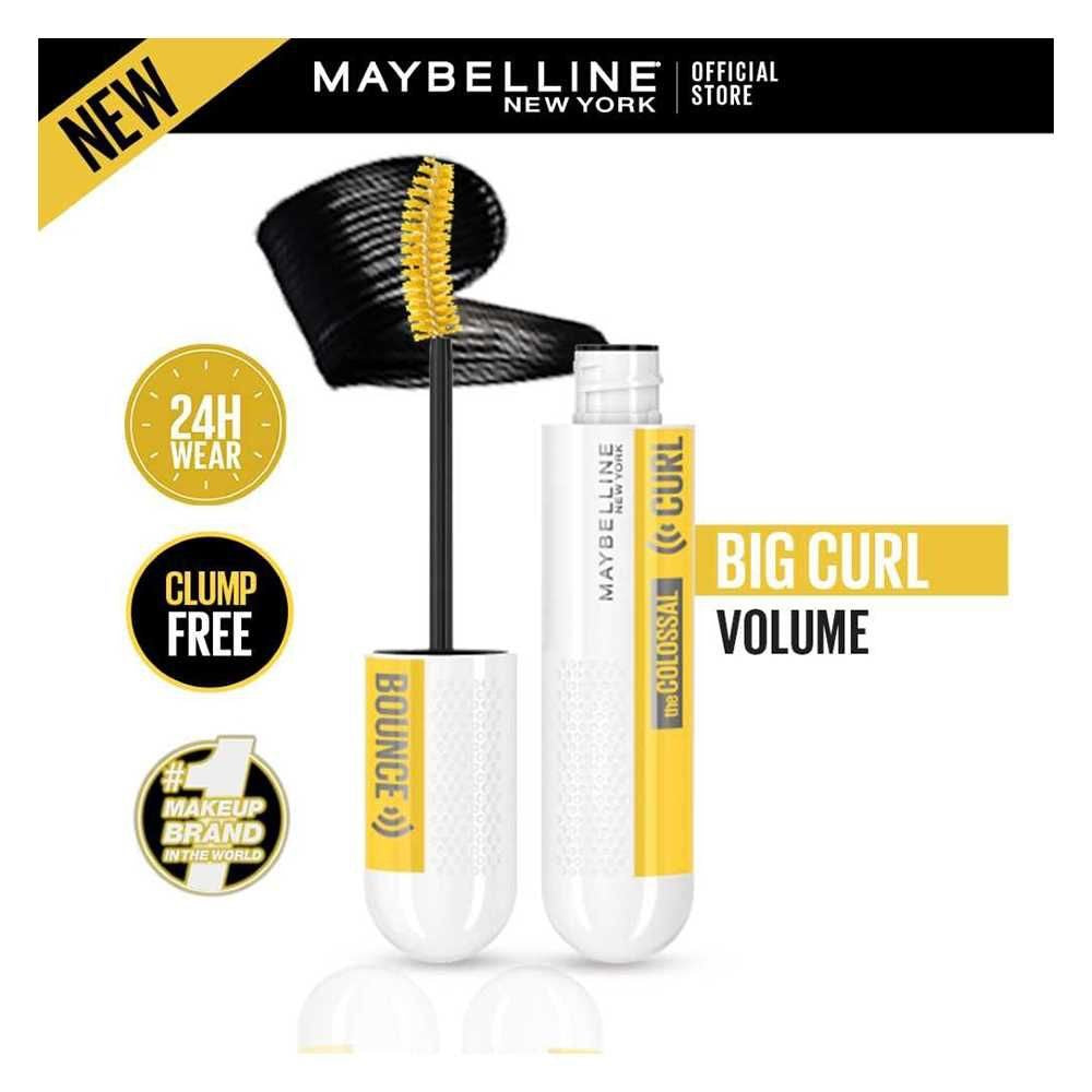 Maybelline Curl Bounce Mascara – Curl-Boosting & Long-Lasting Volume Mascara