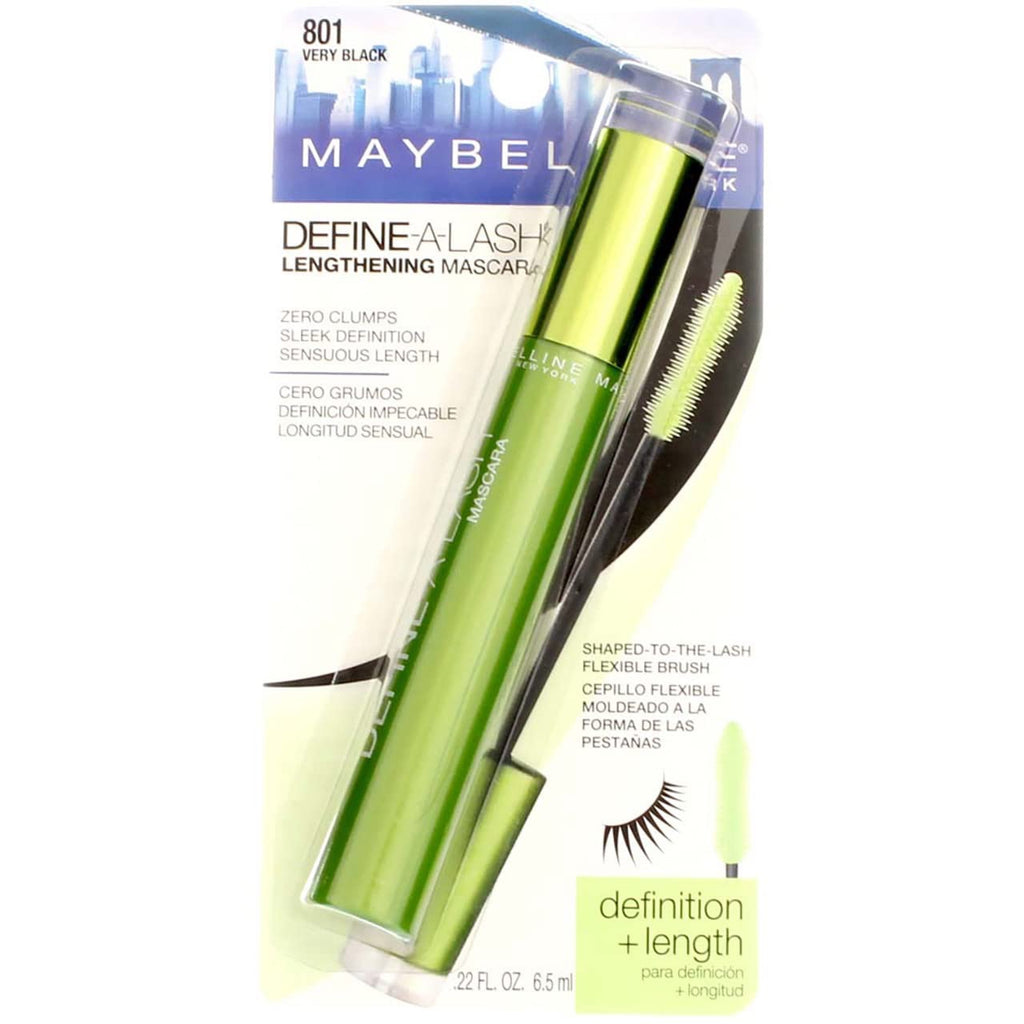 Maybelline Define-A-Lash Lengthening Mascara Very Black – Clump-Free Length & Definition