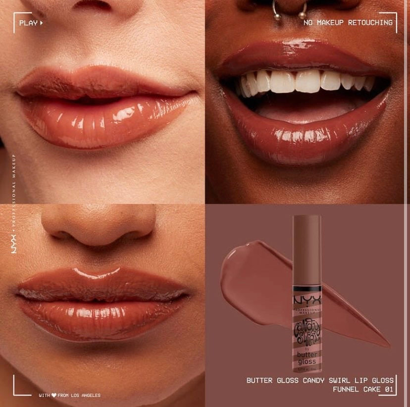 NYX Candy Swirl Butter Gloss – High-Shine Non-Sticky Lip Gloss
