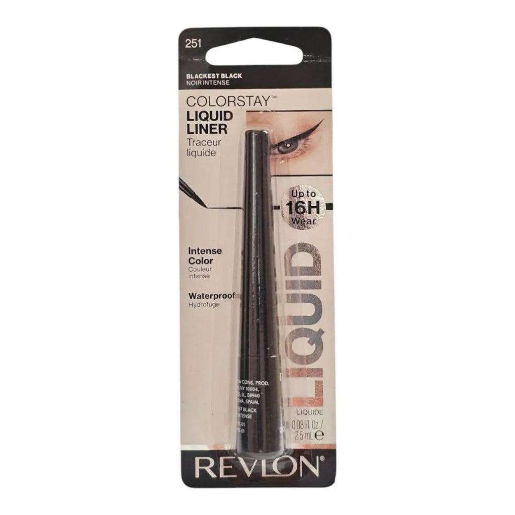 Revlon ColorStay Liquid Eyeliner 251 Blackest Black – Long-Lasting Precision Liner