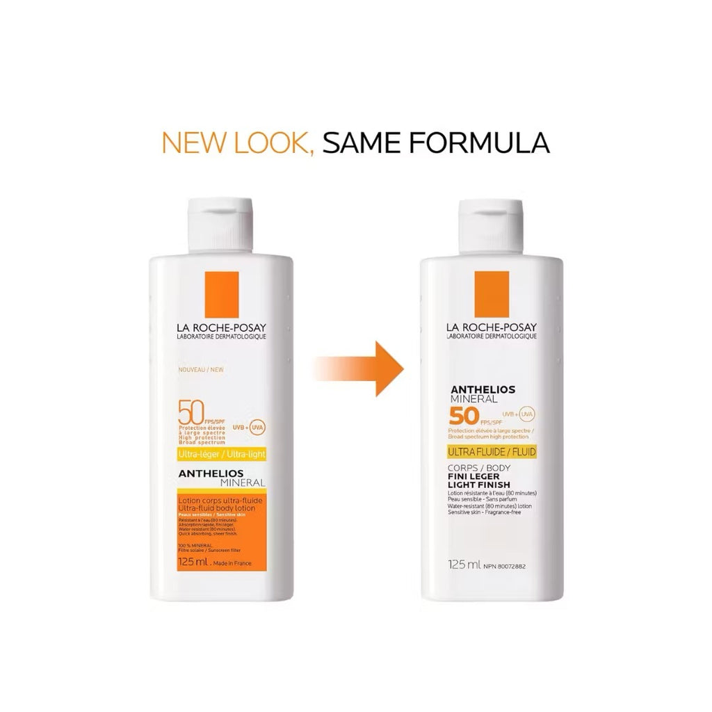 La Roche-Posay Anthelios Ultra-Fluid SPF 50+ Sunscreen 125ml – Lightweight Invisible Protection