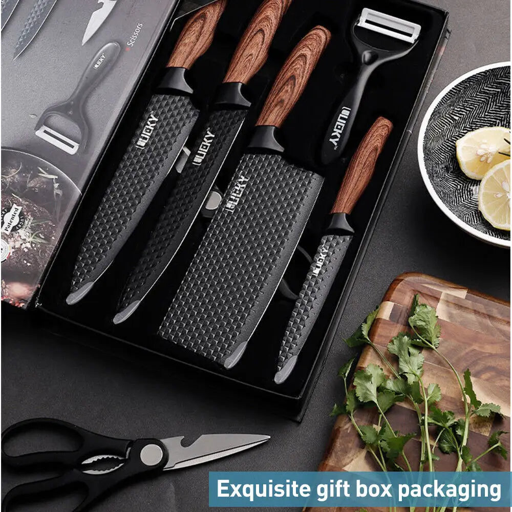 Signature Stainless Steel Knife Set – Precision Blades with Luxury Gift Box