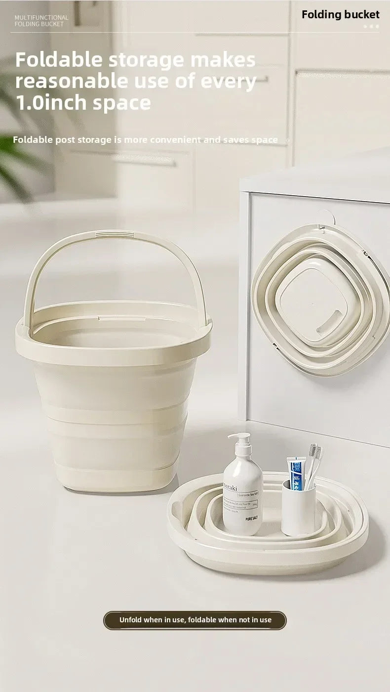 Collapsible Folding Bucket – Portable 5L / 10L Utility Basin