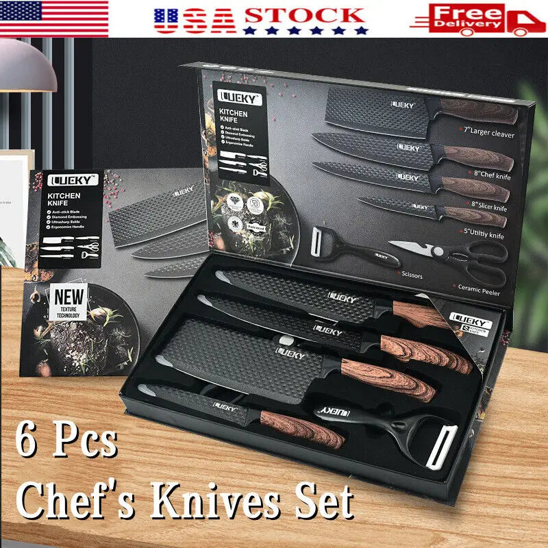 Signature Stainless Steel Knife Set – Precision Blades with Luxury Gift Box