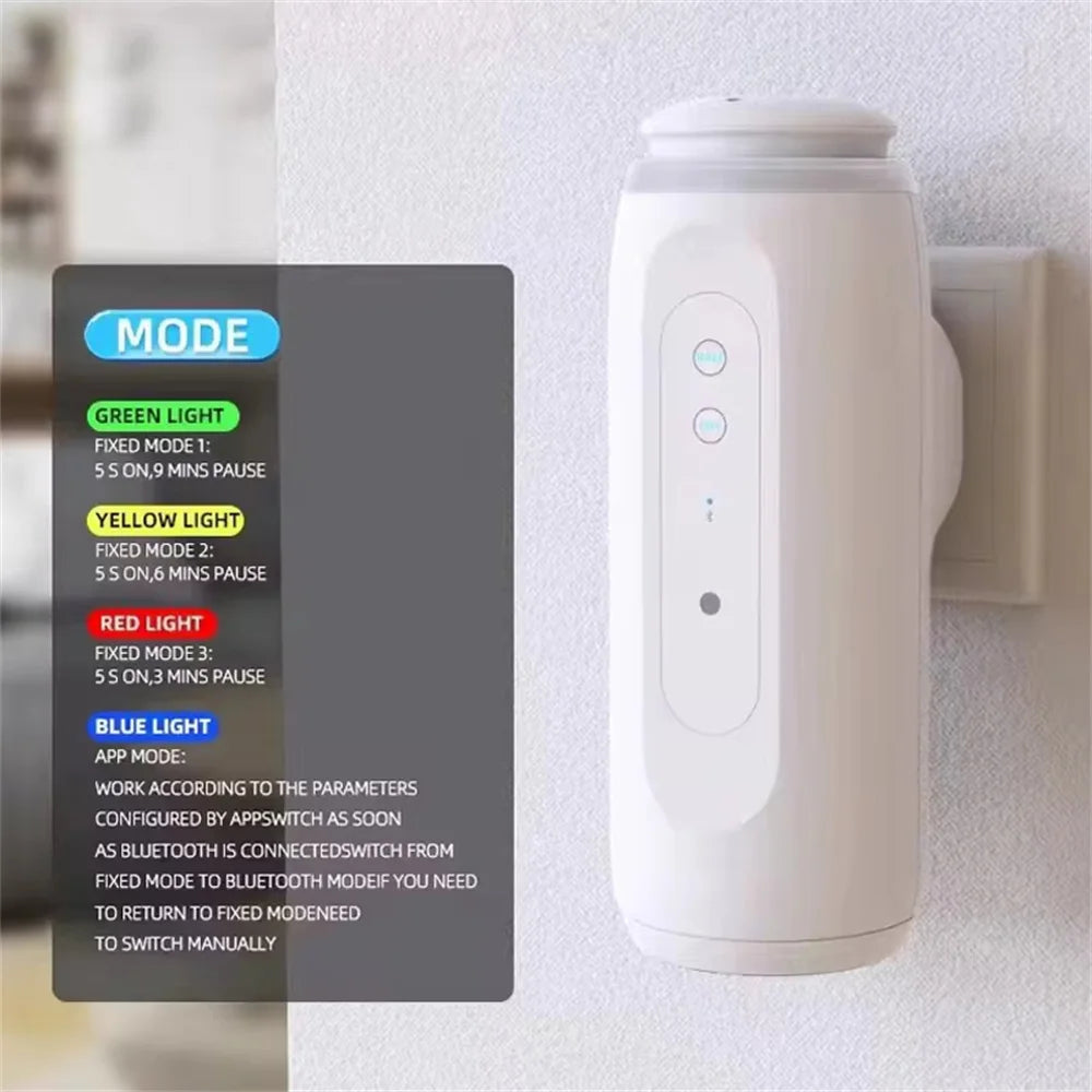 Smart Wall-Mounted Home Fragrance Diffuser – Bluetooth Controlled Luxury Ambient Scent System
