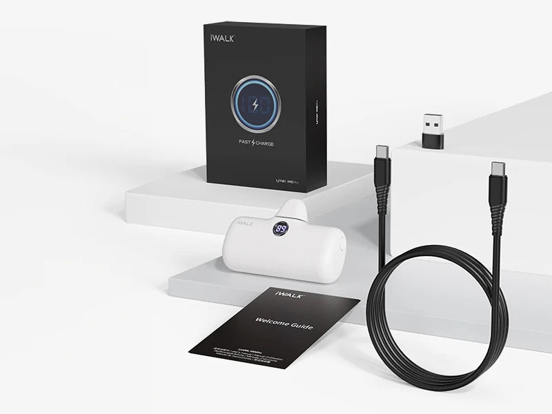 Pocket Mini Power Bank for iPhone – 4800mAh Plug-In Emergency Charger (No Cables)